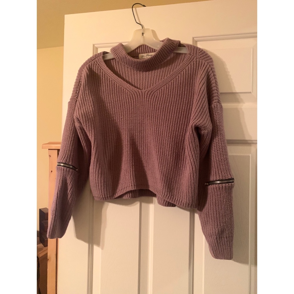 Crop sweater